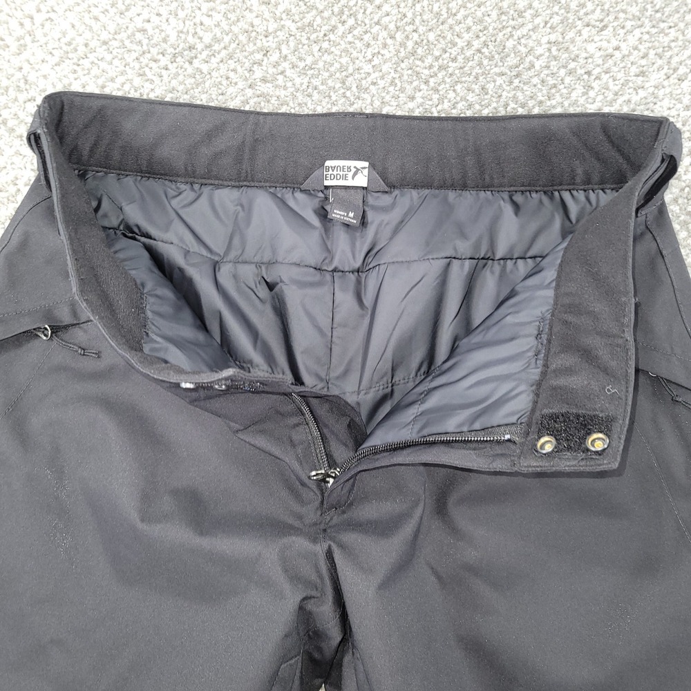 Eddie Bauer WeatherEdge Pro Snow Pants Womens Medium Black Insulated Ski Slopes - Picture 3 of 15